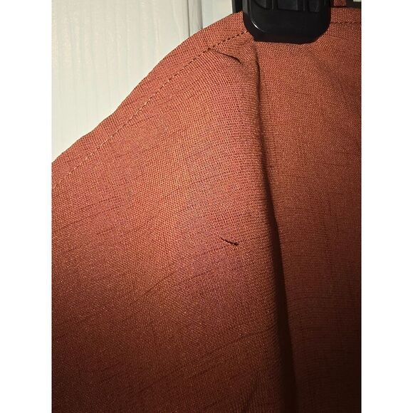 NWT PRETTYGARDEN Spaghetti Strap Wide Leg Crop Jumpsuit Brick Color Size XL - Picture 13 of 13